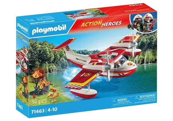 Firefighting plane with extinguishing function - Action Heroes