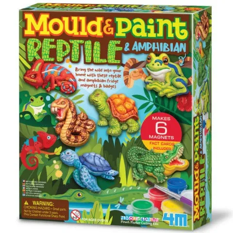 4M Art Mould & Paint Reptiles