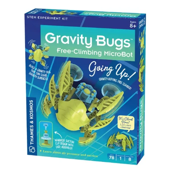 Gravity Bugs Free-Climbing MicroBot