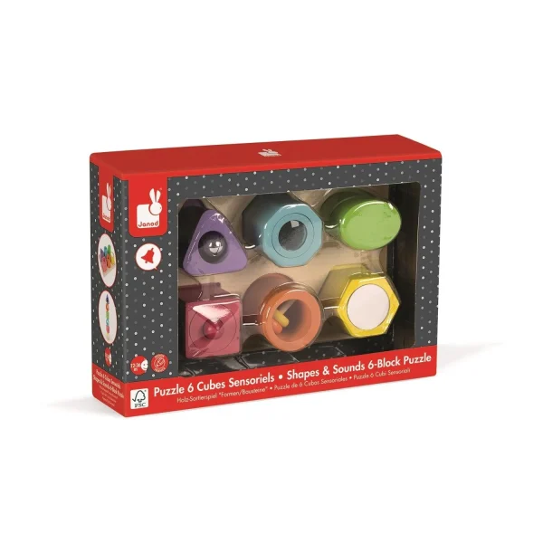 6 sensory cubes