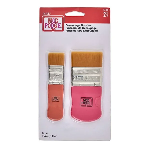 Mod Podge Decoupage Brushes 1 & 2 Kit