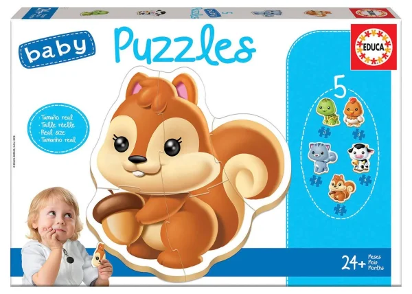 Animals - Baby Puzzles - 24 pcs