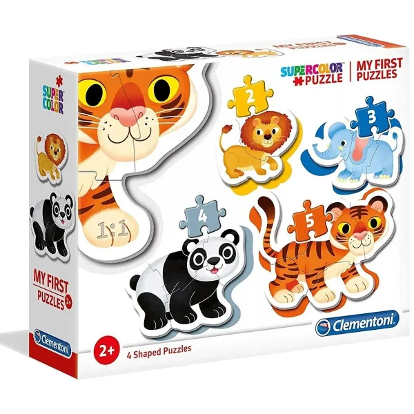 My first puzzles: Animals - 2 to 5 pieces