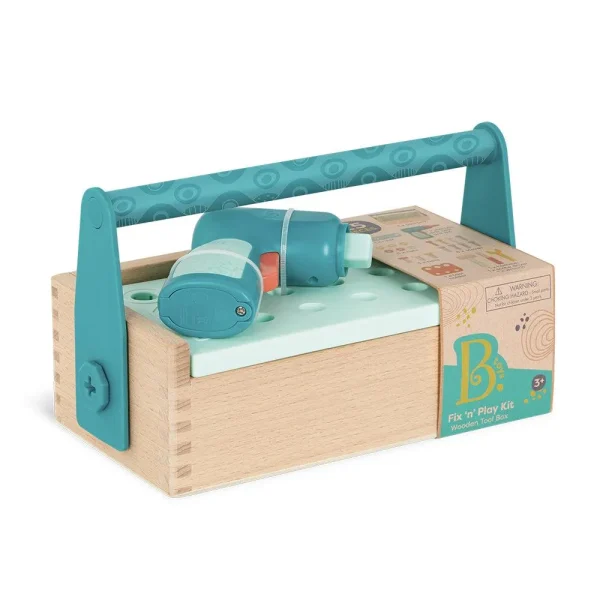 Fix 'N' Play wooden tool box