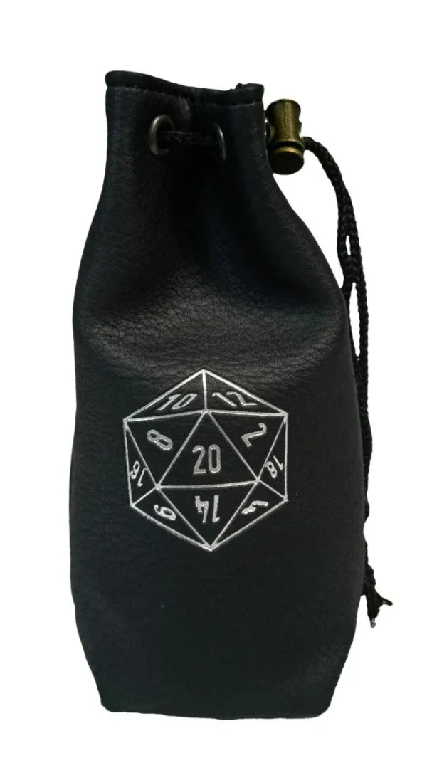 Leather Dice Bag - Small Black (LPG Essentials)