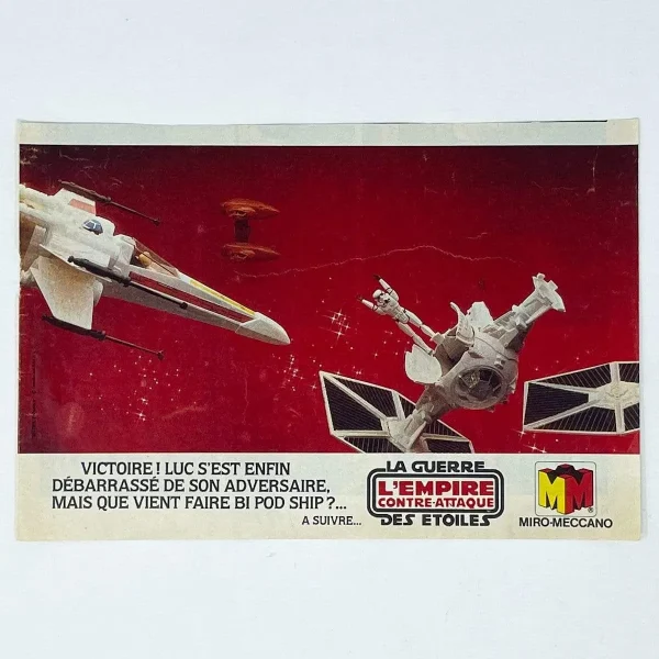 Meccano ESB Story Print Ad - Stormy TIE - France (1980)