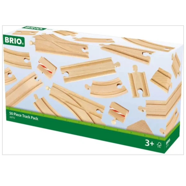50 Piece Track Pack - Brio