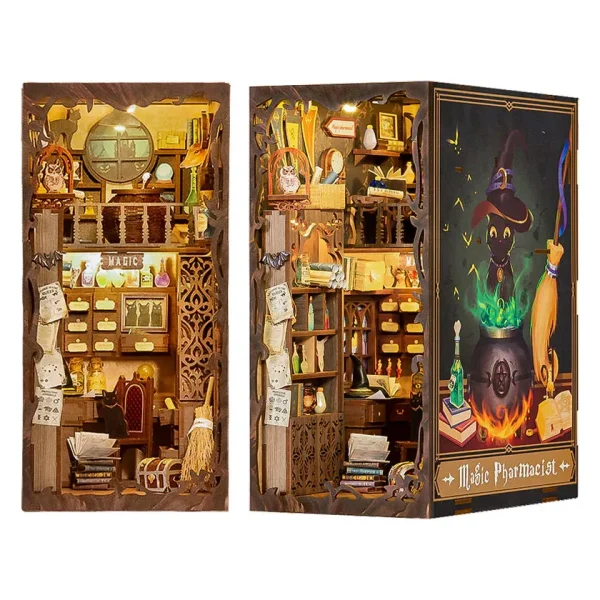 Hands Craft Magic Pharmacist Book Nook