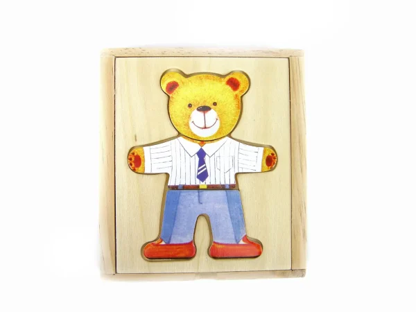 Puzzle Box Dressing Bear Boy KaperKidz